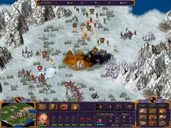 Пример визуального стиля и графики игры Kohan Ahriman's Gift