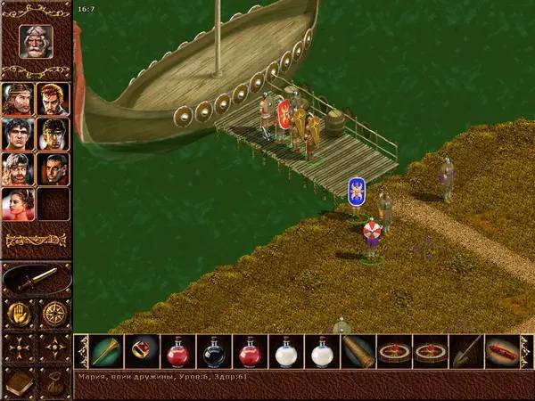 Пример визуального стиля и графики игры Konung 2