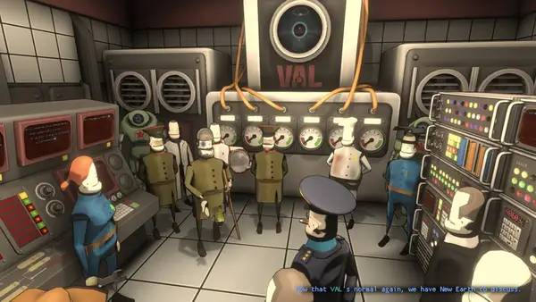 Пример визуального стиля и графики игры Kosmokrats