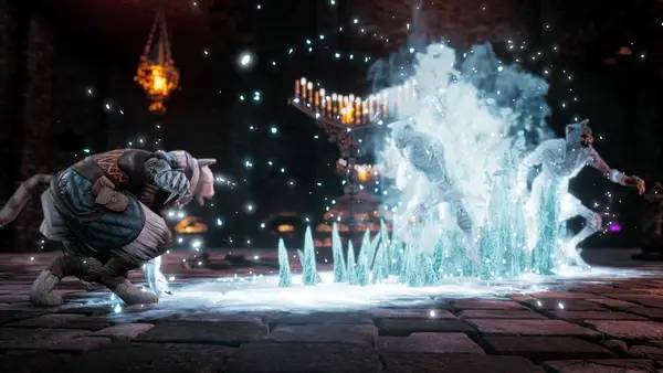 Пример визуального стиля и графики игры Kristala