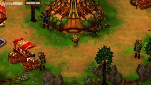 Пример визуального стиля и графики игры Ku  Shroud of the Morrigan