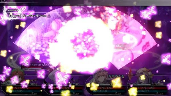 Пример визуального стиля и графики игры LABYRINTH OF TOUHOU - GENSOKYO AND THE HEAVEN-PIERCING TREE