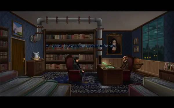 Пример визуального стиля и графики игры Lamplight City