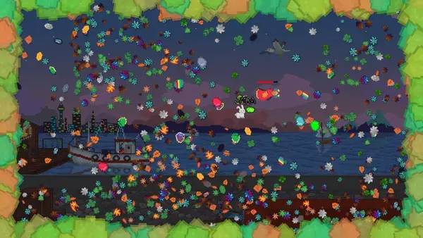 Пример визуального стиля и графики игры Leaf Blower Revolution - Idle Game