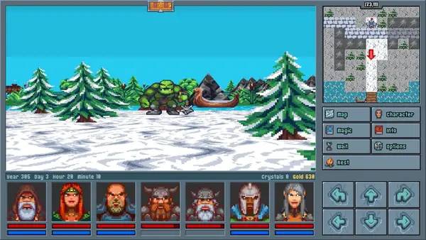 Пример визуального стиля и графики игры Legends of Amberland  The Forgotten Crown