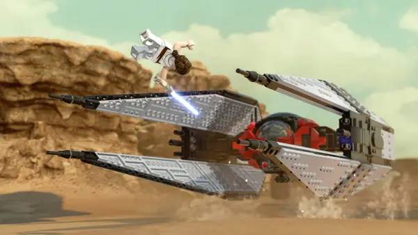Пример визуального стиля и графики игры LEGO Star Wars  The Skywalker Saga
