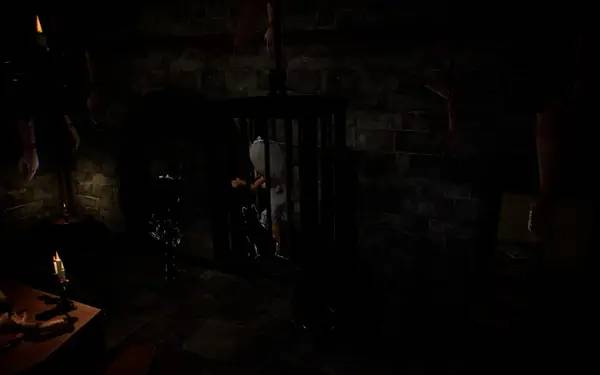 Пример визуального стиля и графики игры LIGHT Black Cat and Amnesia Girl