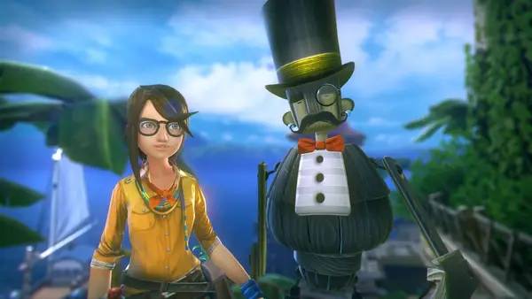 Пример визуального стиля и графики игры Lili  Child of Geos - Complete Edition