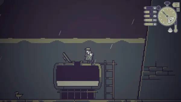 Пример визуального стиля и графики игры Little Lighthouse of Horror