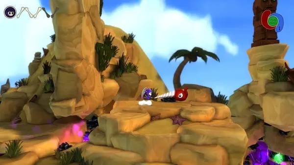 Пример визуального стиля и графики игры Little Reaper