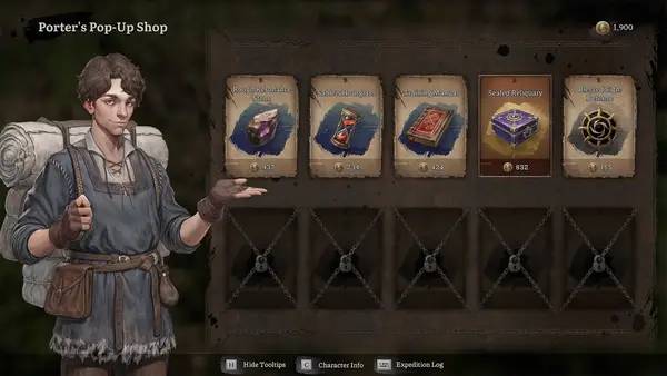 Пример визуального стиля и графики игры Lost Eidolons Veil of the Witch