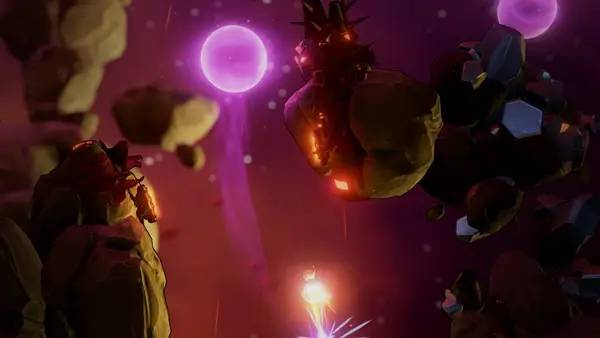 Пример визуального стиля и графики игры LOST ORBIT Terminal Velocity