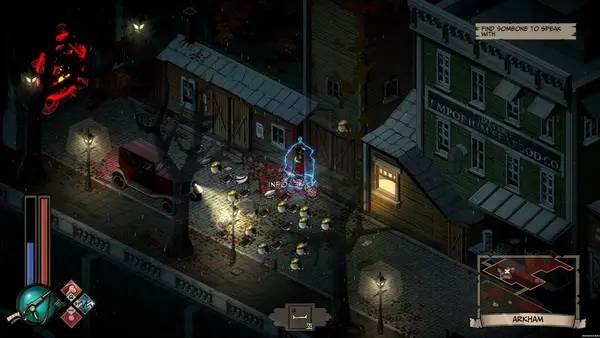 Пример визуального стиля и графики игры Lovecraft's Untold Stories 2