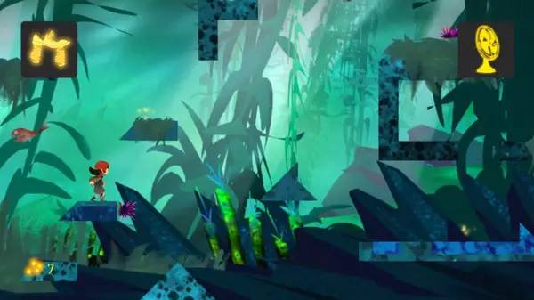 Пример визуального стиля и графики игры Lucidity