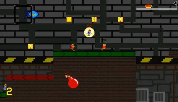 Пример визуального стиля и графики игры Madrun