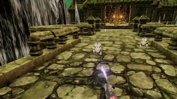 Пример визуального стиля и графики игры Mage VR The Lost Memories