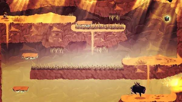 Пример визуального стиля и графики игры Magibot