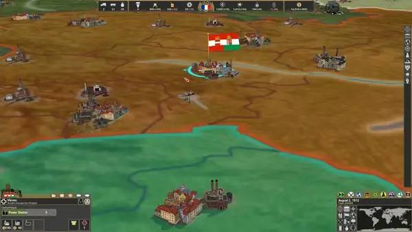 Пример визуального стиля и графики игры Making History The Great War