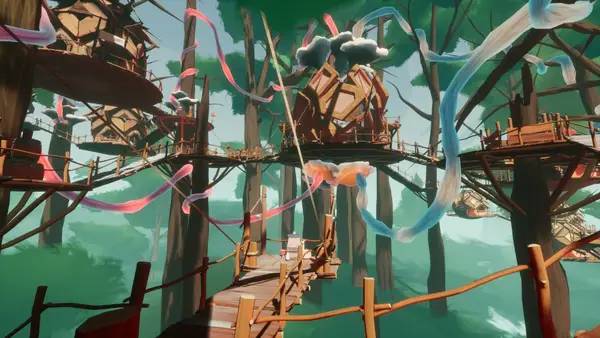 Пример визуального стиля и графики игры Maskmaker