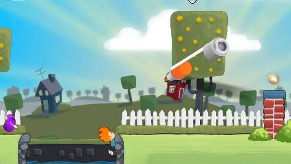Пример визуального стиля и графики игры Max and the Magic Marker