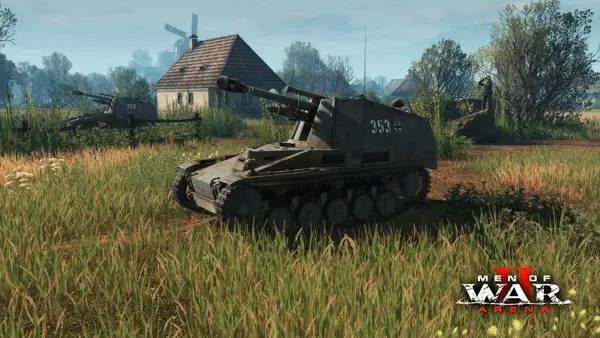 Пример визуального стиля и графики игры Men of War 2 Arena