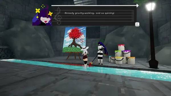 Пример визуального стиля и графики игры Metro Gravity