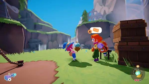 Пример визуального стиля и графики игры Mika and The Witch's Mountain