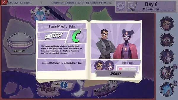 Пример визуального стиля и графики игры Mission It's Complicated