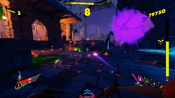 Пример визуального стиля и графики игры Mist Hunter