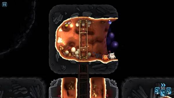 Пример визуального стиля и графики игры Molecats