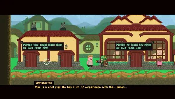 Пример визуального стиля и графики игры Mongrel