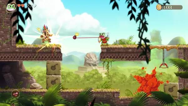 Пример визуального стиля и графики игры Monster Boy and the Cursed Kingdom