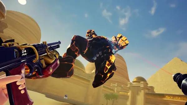 Пример визуального стиля и графики игры Monster Showdown