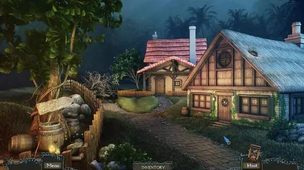 Пример визуального стиля и графики игры Mysteries of Neverville  The Runestone of Light