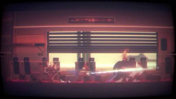 Пример визуального стиля и графики игры Narita Boy