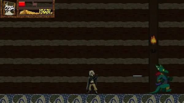 Пример визуального стиля и графики игры Necrolepsy