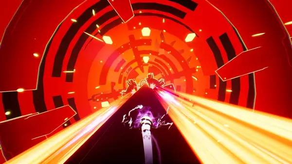 Пример визуального стиля и графики игры NERVE