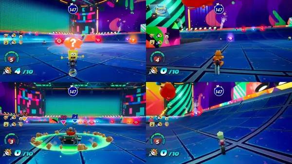 Пример визуального стиля и графики игры Nickelodeon Kart Racers 3  Slime Speedway