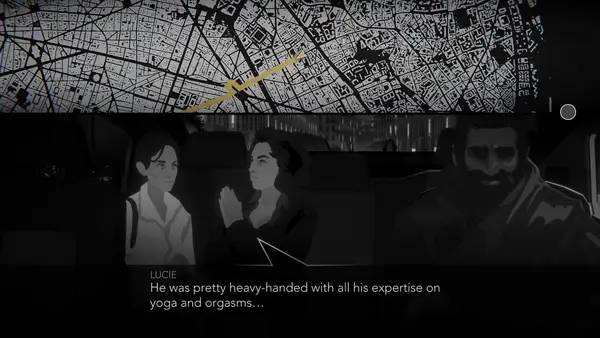 Пример визуального стиля и графики игры Night Call