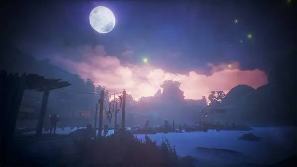 Пример визуального стиля и графики игры Nocturnal Hunt