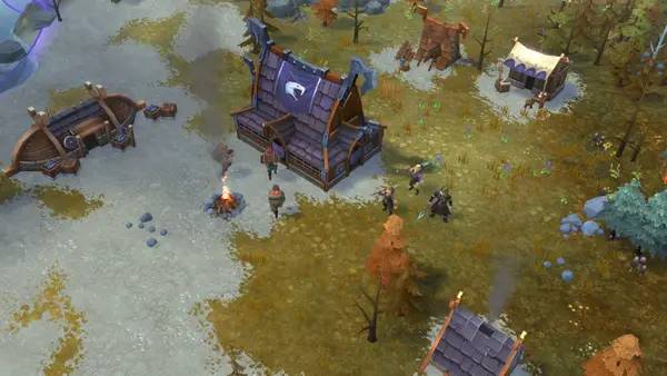 Пример визуального стиля и графики игры Northgard - Sváfnir, Clan of the Snake