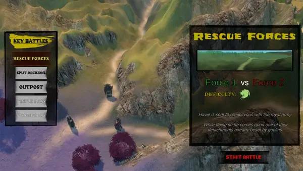 Пример визуального стиля и графики игры Notoris The Goblin War