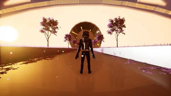 Пример визуального стиля и графики игры OBEN