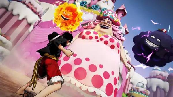 Пример визуального стиля и графики игры One Piece  Pirate Warriors 4