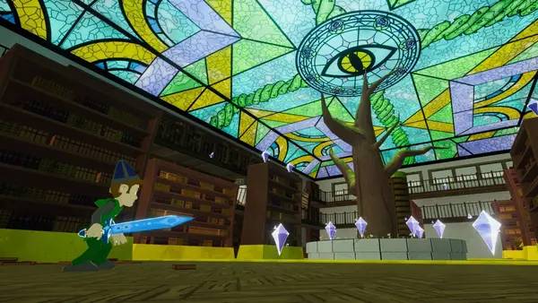 Пример визуального стиля и графики игры One True Hero