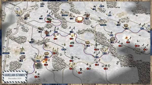 Пример визуального стиля и графики игры Order of Battle  World War 2