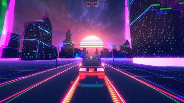 Пример визуального стиля и графики игры OutDrive