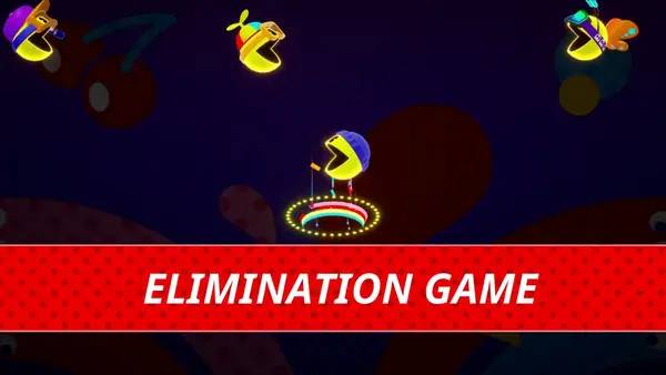 Пример визуального стиля и графики игры PAC-MAN Mega Tunnel Battle  Chomp Champs
