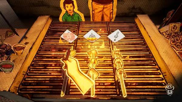 Пример визуального стиля и графики игры Paper Ghost Stories  Third Eye Open