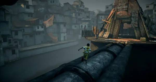 Пример визуального стиля и графики игры Papo and Yo